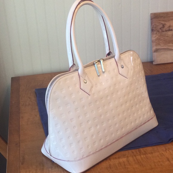 Arcadia Leather ButterCream/beige Italian Bag size OS - Picture 3 of 15